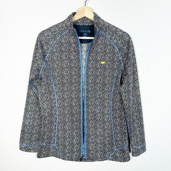 Magnolia Lane Tech Women’s Augusta Masters Full Zip Golf Fleece Track Jacket M - Picture 3 of 11